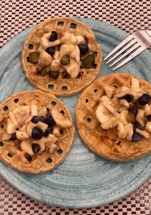 Una foto de Pancakes proteínicos sin gluten