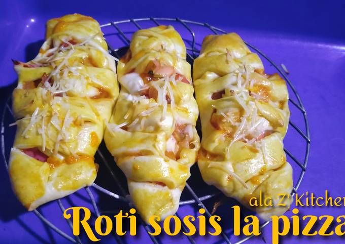 Recipe: Perfect Roti sosis la pizza