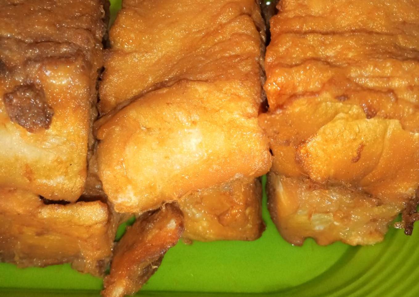 Dip fry French toast