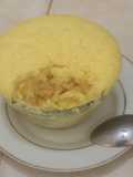 Mug cake de vainilla