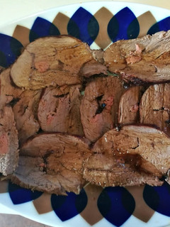 Una foto de Culata de ternera con brandy y paté