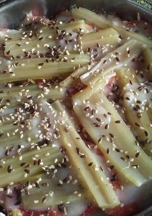 Una foto de Lasagna de pencas super nutritiva
