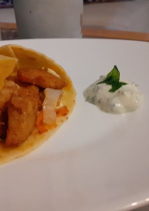 Una foto de Pollo kebab tandoori