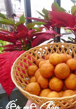 Hình của món Bánh bi khoai lang.