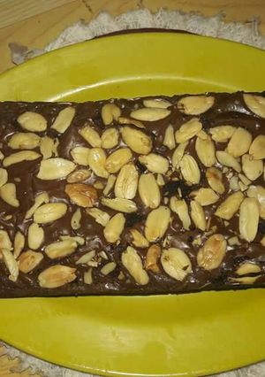 Foto resep Brownis panggang kacang almond (simple)