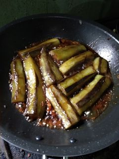 Foto resep Terong kecap pedas panggang teflon