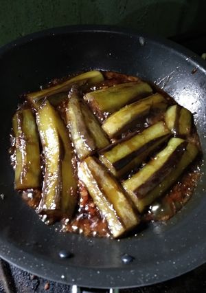 Foto resep Terong kecap pedas panggang teflon