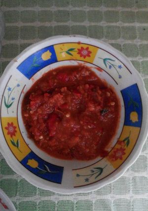 Foto resep Sambal terasi mentah
