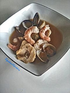 Una foto de Alcachofas a la marinera