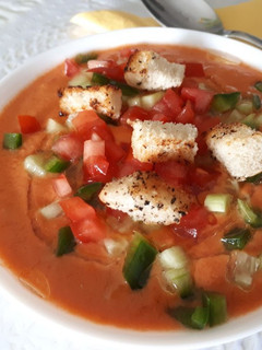 Una foto de Gazpacho rápido