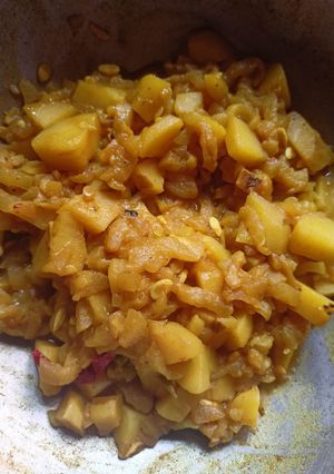 চাল কুমড়া ও আলুর তরকারি (chalkumro o aloor tarkari recipe in Bengali) রেসিপির প্রধান ছবি