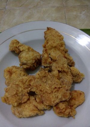 Foto resep Ayam dan jamur Goreng Tepung