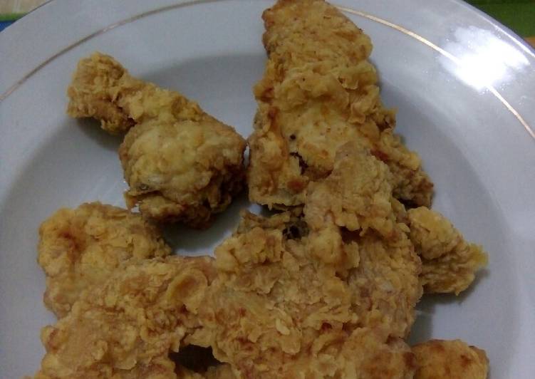 Resep Ayam dan jamur Goreng Tepung Anti Gagal
