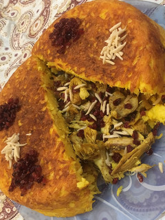 عکسی از دستور ته چين مرغ