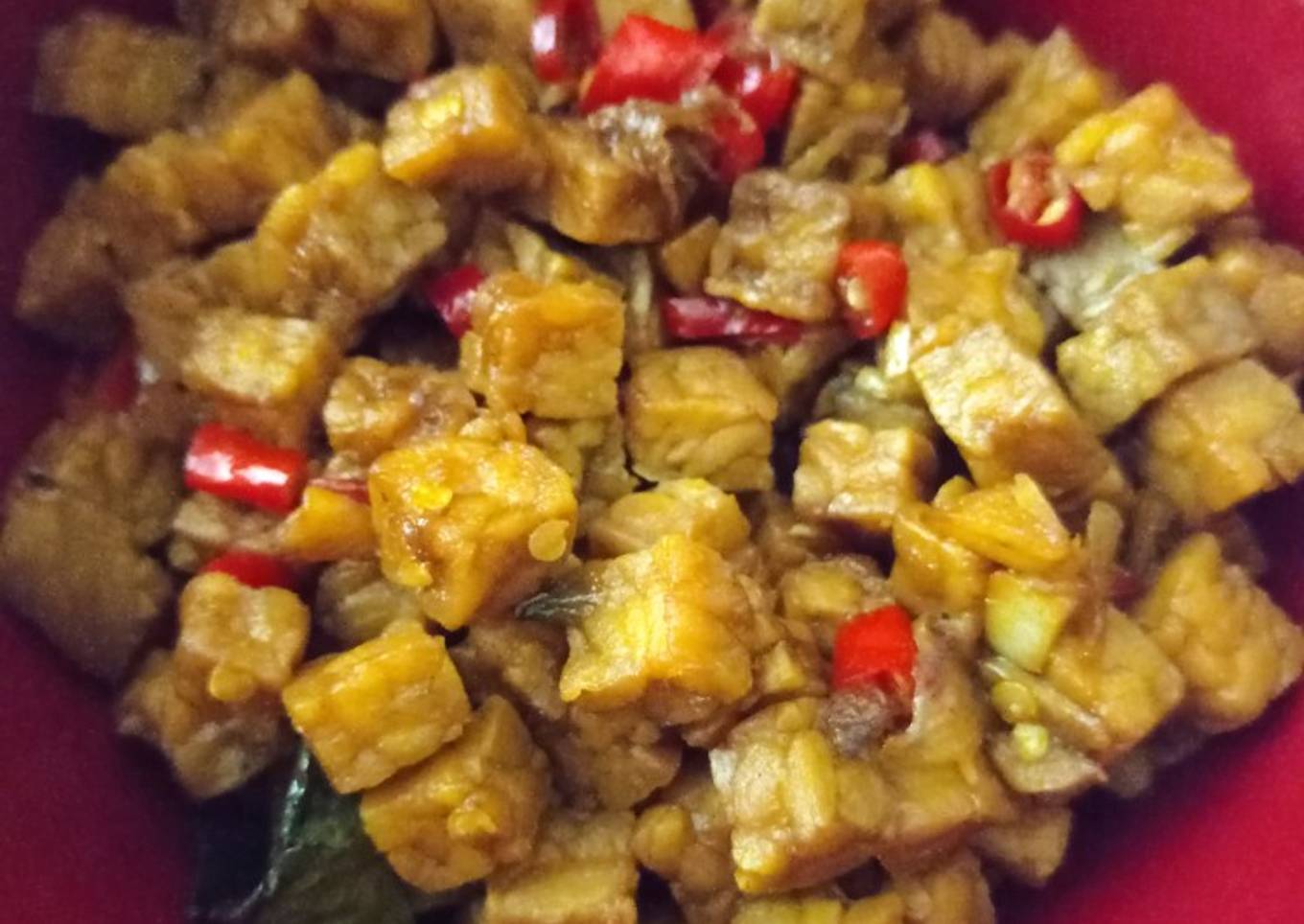 Tumis tempe sederhana