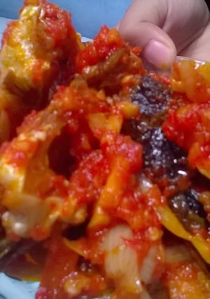 Foto resep Sambal asal bawang bombay ikan patin