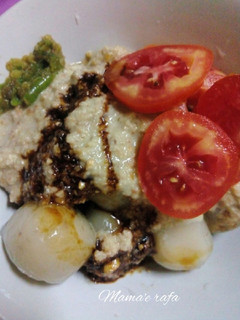 Foto resep Cilok isi daging bumbu kacang #day4