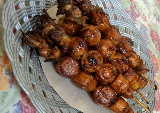 Resep Sate Cumi Tempura Ikan Oleh Lailatul Annifah Cookpad