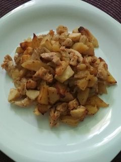 Gyors tepsis csirke recept fotója