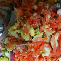 Carrot egg salad A picture of Carrot egg salad.
