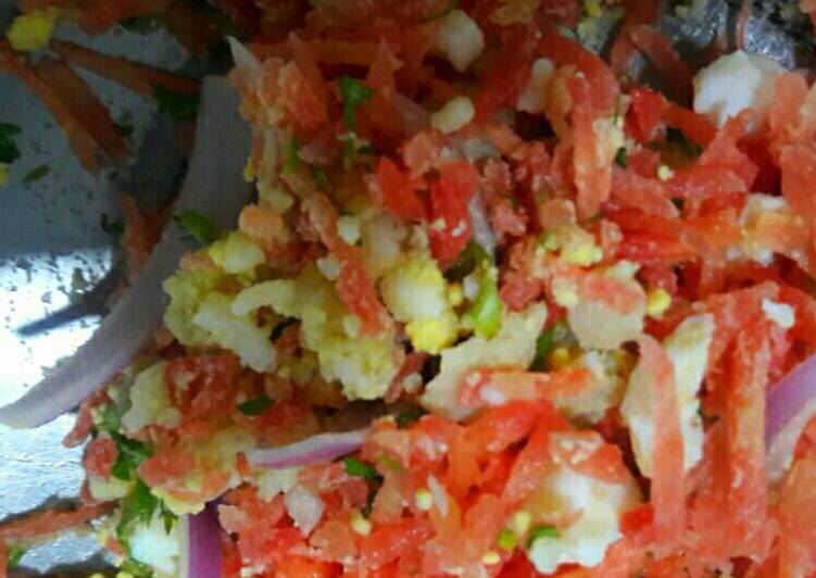 Recipe of Ultimate Carrot egg salad