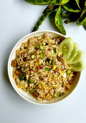 Foto resep Nasi Goreng Pete (ebi sangrai)