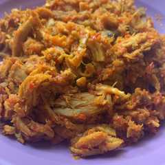 รูปของ Ayam suir pedas (bumbu bali)