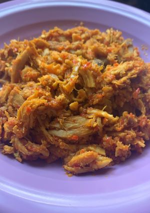 Foto resep Ayam suir pedas (bumbu bali)