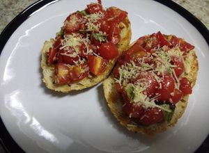 Foto de Bruschettas de Tomate Cereja
