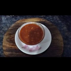 A picture of Schezwaan sauce.