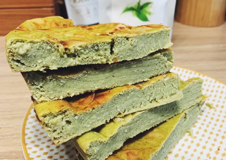 Recette: GÂTEAU FRAIS AMANDE | MATCHA