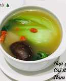 Soup gà cải thìa nấm đông cô kỹ tử