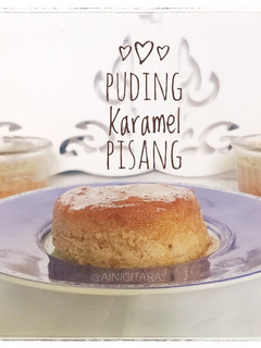 Foto resep Puding Karamel Pisang