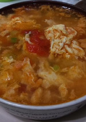 Foto resep 41. Sop tomat telur