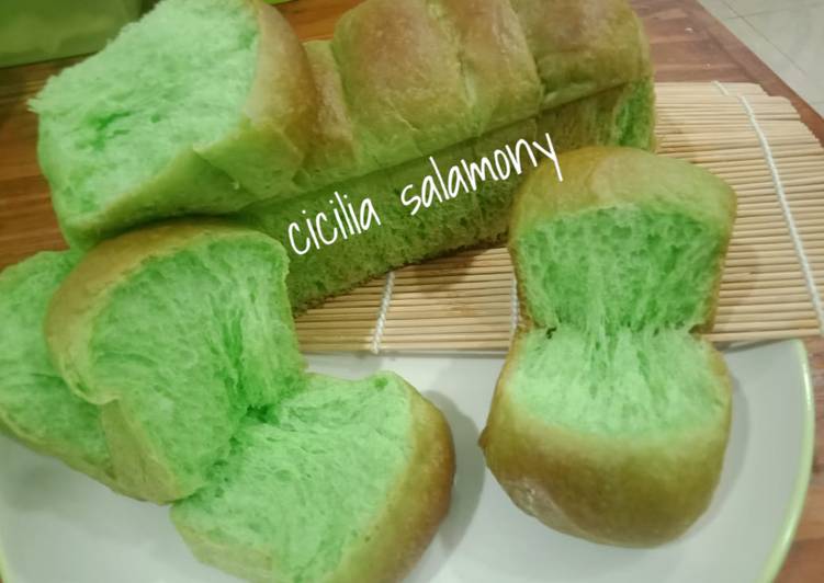 Resep: EnakKiller Toast Pandan Super Soft + Quick Profing 1x