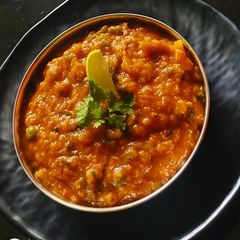 A picture of Pav bhaji (raw banana).