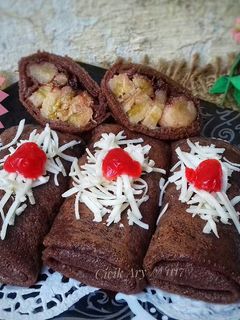 Foto resep Dadar gulung pisang coklat keju (#pr_adakejunya)
