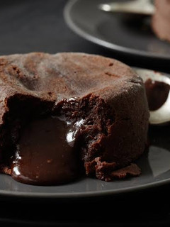 A picture of Choco lava biscuit cake.