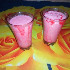 A picture of Cooling & Refreshing Rose Lassi.