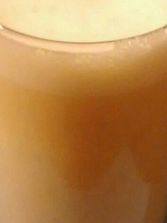 Una foto de Licuado de durazno y banana
