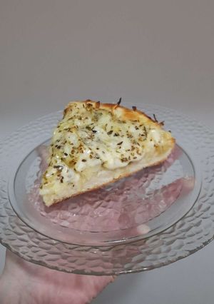 Una foto de Pizza Fugazza con Queso