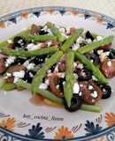 Ensalada de espárragos verdes