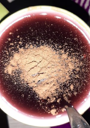 Una foto de Mazamorra morada