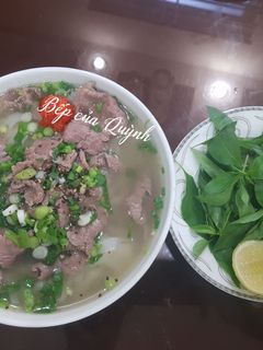 Hình của món Phở bò.