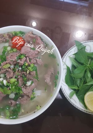 Hình của món Phở bò.