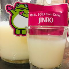 A picture of Soju Fun Shots | Soju Cocktail with Cultured Dairy < Yakult | Delight >.