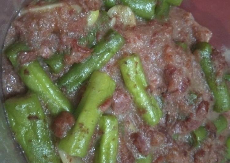 Resep Buncis cah kornet Lezat