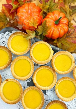 Hình của món Tart Bí Đỏ.
