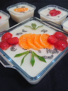 Foto resep Puding Susu Buah Kaca (Bisa untuk Hantaran)