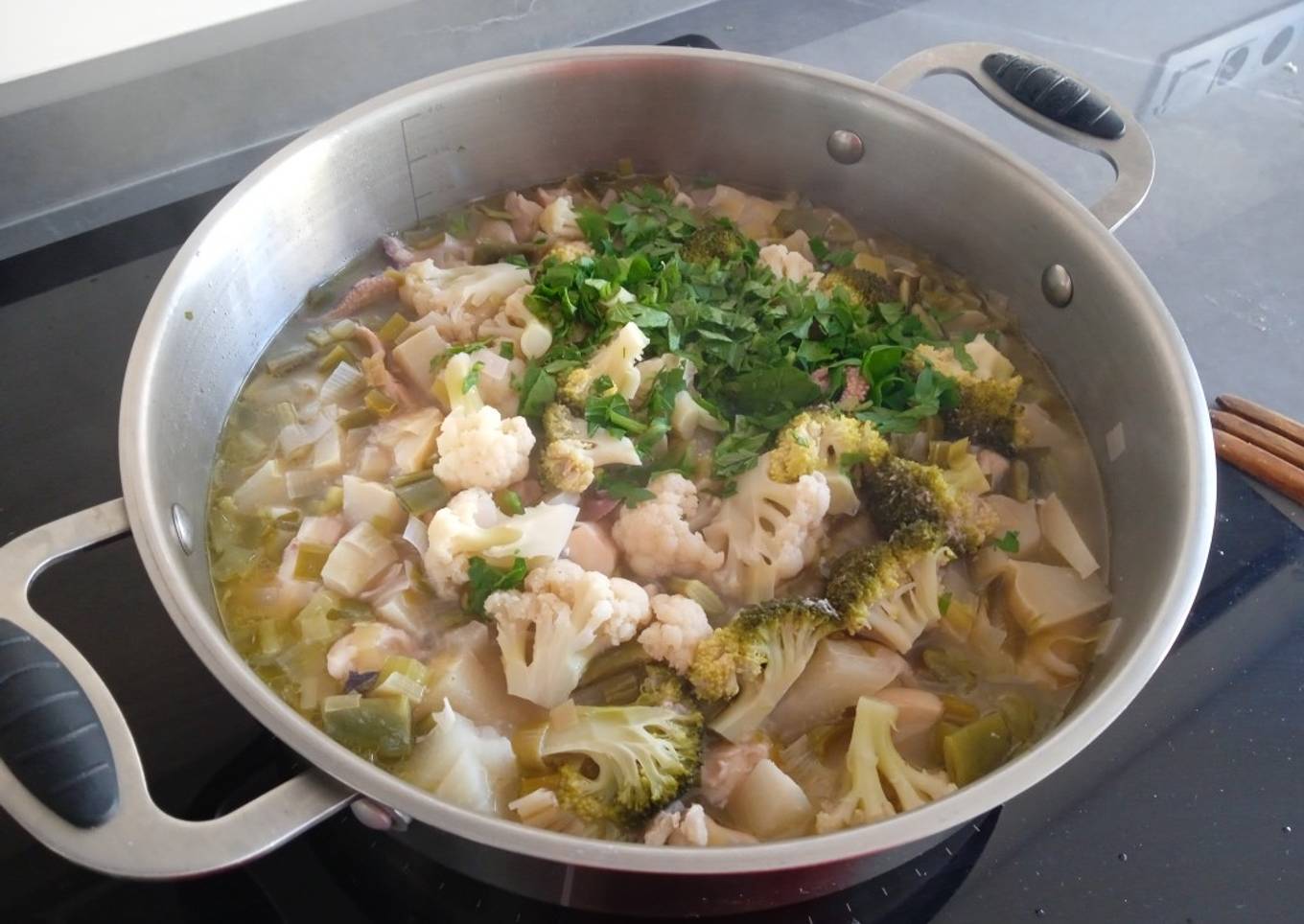 Sepia en salsa verdiblanca 🦑✅